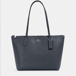 NWT COACH crossgrain leather tote